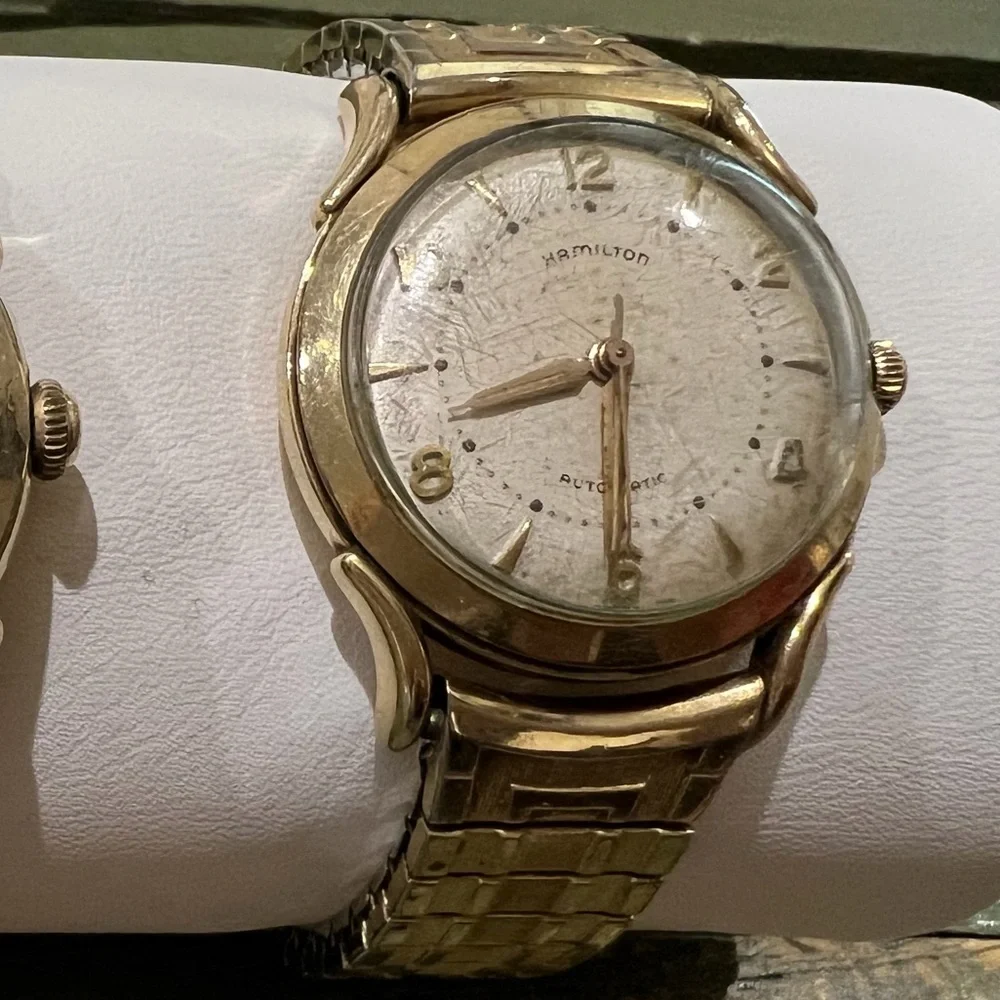 Vintage Hamilton Automatic Gold Classic Timepiece Watch